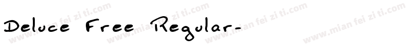 Deluce Free Regular字体转换